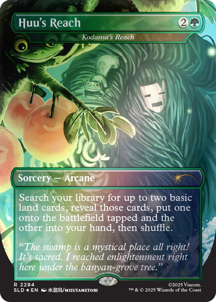 Huu's Reach - Kodama's Reach (Rainbow Foil) [Secret Lair Drop Series] | Card Merchant Takapuna