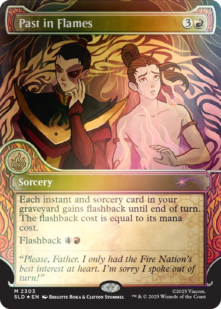 Past in Flames (Rainbow Foil) [Secret Lair Drop Series] | Card Merchant Takapuna