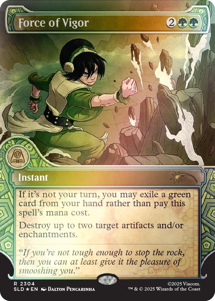 Force of Vigor (Rainbow Foil) [Secret Lair Drop Series] | Card Merchant Takapuna