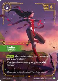 Irelia - Fervent [Spiritforged] | Card Merchant Takapuna