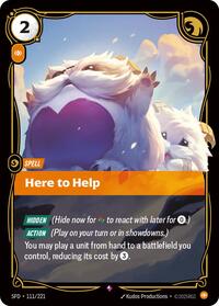 Here to Help [Spiritforged] | Card Merchant Takapuna