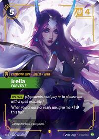 Irelia - Fervent (Overnumbered) [Spiritforged] | Card Merchant Takapuna