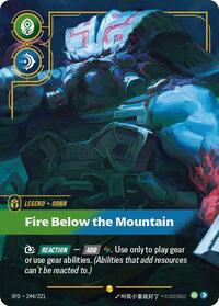 Ornn - Fire Below the Mountain (Overnumbered) [Spiritforged] | Card Merchant Takapuna