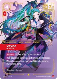 Vayne - Hunter (Overnumbered) [Spiritforged] | Card Merchant Takapuna