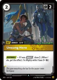 Unsung Hero [Spiritforged] | Card Merchant Takapuna