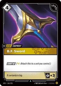 B.F. Sword [Spiritforged] | Card Merchant Takapuna