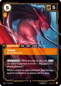 Yone - Blademaster [Spiritforged] | Card Merchant Takapuna