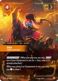 Jax - Unrelenting [Spiritforged] | Card Merchant Takapuna
