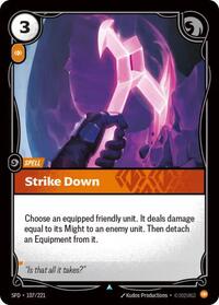 Strike Down [Spiritforged] | Card Merchant Takapuna
