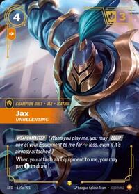Jax - Unrelenting (Alternate Art) [Spiritforged] | Card Merchant Takapuna