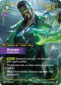 Draven - Audacious (Alternate Art) [Spiritforged] | Card Merchant Takapuna