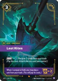 Last Rites [Spiritforged] | Card Merchant Takapuna