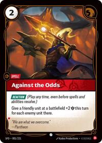 Against the Odds [Spiritforged]