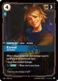 Ezreal - Dashing [Spiritforged] | Card Merchant Takapuna