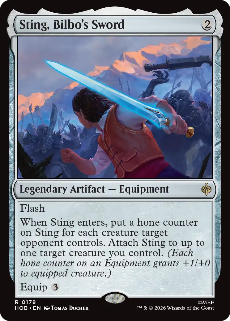 Sting, Bilbo's Sword [The Hobbit] | Card Merchant Takapuna