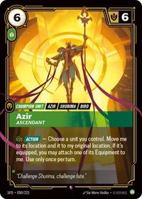 Azir - Ascendant [Spiritforged] | Card Merchant Takapuna