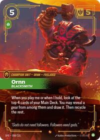 Ornn - Blacksmith [Spiritforged] | Card Merchant Takapuna