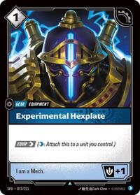 Experimental Hexplate [Spiritforged] | Card Merchant Takapuna