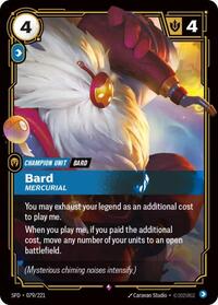 Bard - Mercurial [Spiritforged] | Card Merchant Takapuna
