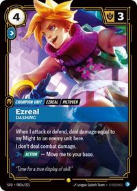 Ezreal - Dashing (Alternate Art) [Spiritforged] | Card Merchant Takapuna