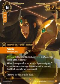 Sivir - Ambitious [Spiritforged] | Card Merchant Takapuna