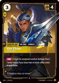 Xin Zhao - Vigilant [Spiritforged] | Card Merchant Takapuna