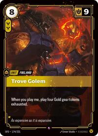 Trove Golem [Spiritforged] | Card Merchant Takapuna