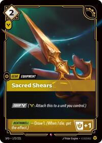 Sacred Shears [Spiritforged] | Card Merchant Takapuna