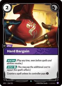 Hard Bargain [Spiritforged] | Card Merchant Takapuna