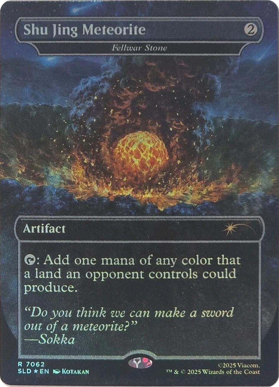 Shu Jing Meteorite - Fellwar Stone (Rainbow Foil) [Secret Lair Drop Series] | Card Merchant Takapuna