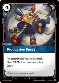 Production Surge [Spiritforged] | Card Merchant Takapuna