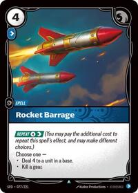 Rocket Barrage [Spiritforged] | Card Merchant Takapuna