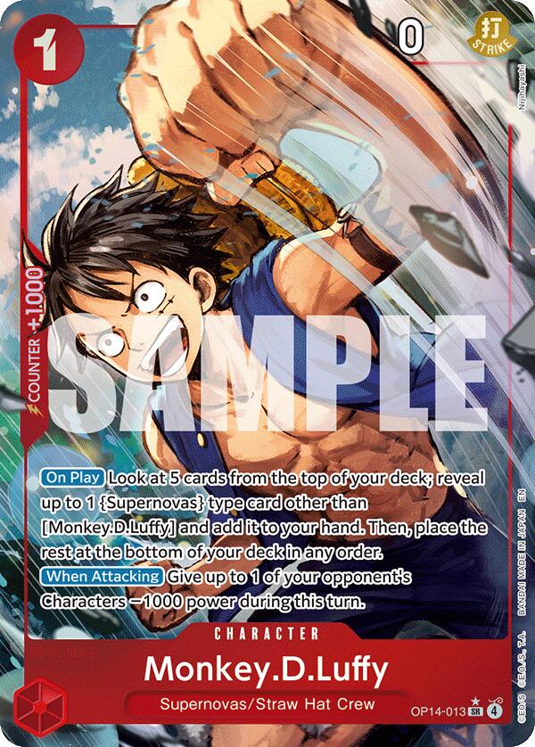 Monkey.D.Luffy (Alternate Art) [The Azure Sea's Seven] | Card Merchant Takapuna