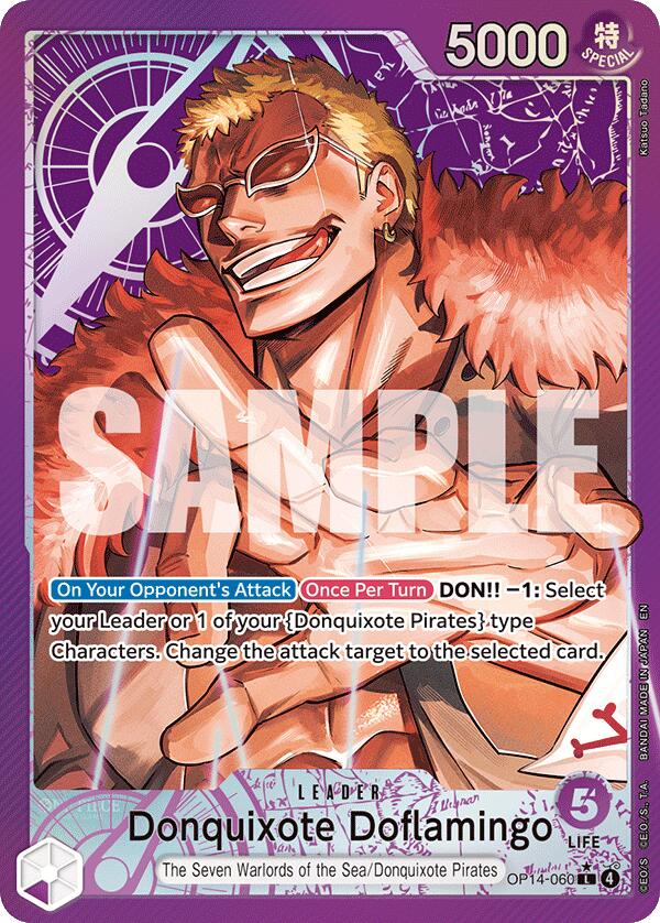 Donquixote Doflamingo (Alternate Art) [The Azure Sea's Seven] | Card Merchant Takapuna