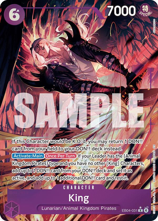 King (Alternate Art) [The Azure Sea's Seven] | Card Merchant Takapuna