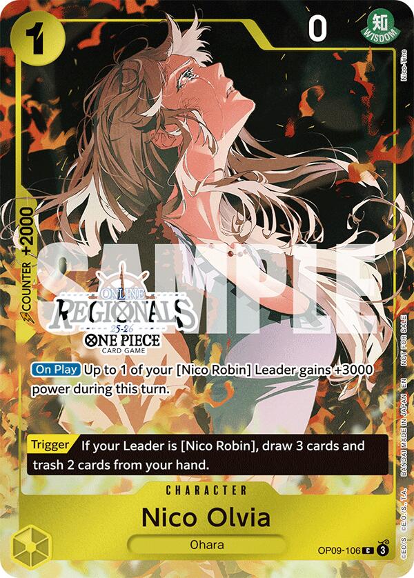 Nico Olvia (Online Regional Participation Pack 2025 Vol.1) [One Piece Promotion Cards] | Card Merchant Takapuna