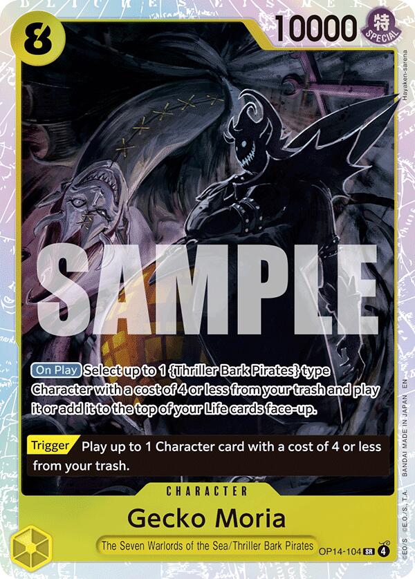 Gecko Moria (OP14-104) [The Azure Sea's Seven] | Card Merchant Takapuna