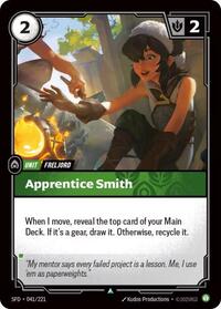 Apprentice Smith [Spiritforged] | Card Merchant Takapuna
