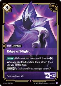 Edge of Night [Spiritforged] | Card Merchant Takapuna