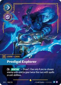 Ezreal - Prodigal Explorer (Overnumbered) [Spiritforged] | Card Merchant Takapuna