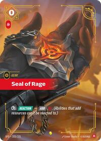 Seal of Rage (Overnumbered) [Spiritforged]