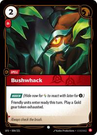 Bushwhack [Spiritforged] | Card Merchant Takapuna