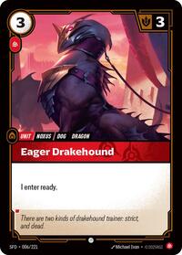 Eager Drakehound [Spiritforged] | Card Merchant Takapuna