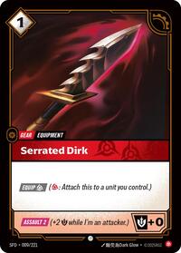 Serrated Dirk [Spiritforged] | Card Merchant Takapuna
