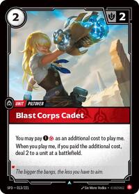 Blast Corps Cadet [Spiritforged] | Card Merchant Takapuna