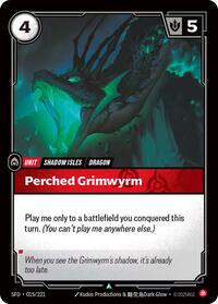 Perched Grimwyrm [Spiritforged] | Card Merchant Takapuna