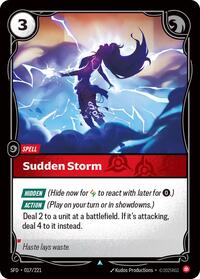 Sudden Storm [Spiritforged] | Card Merchant Takapuna