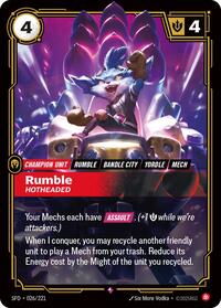 Rumble - Hotheaded [Spiritforged] | Card Merchant Takapuna