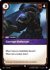 Corrupt Enforcer [Spiritforged] | Card Merchant Takapuna