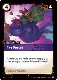 Fae Porter [Spiritforged] | Card Merchant Takapuna